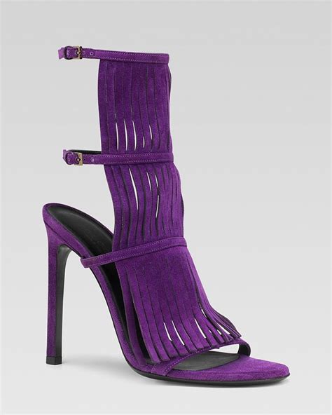 gucci becky fringe heels|Gucci Heels for Women .